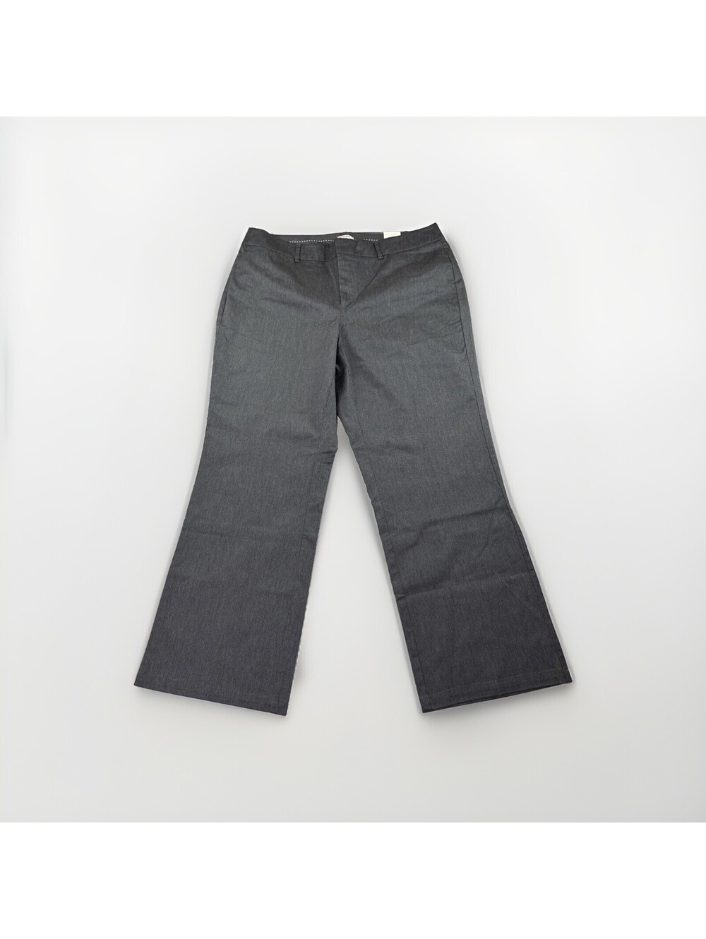 Dockers Pants Womens Gray Metro Fit Straight Leg Dress Pants Sz 16M W36"